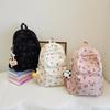 Backpack Women College Student Schoolbag Girl Cute Cherry Casual Travel Bag
