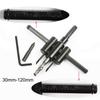 Adjustable Airplane Shape Hole Opener Metal Wood Circle Hole Saw Drill Bit Cutter Kit DIY Tool