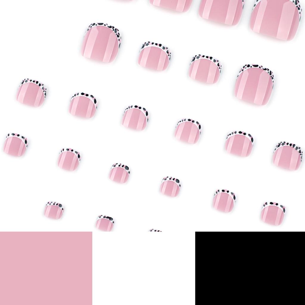 Leopard Print Wearable Toenail Pieces - European & American Styles