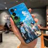 A-Anime Your N-Name Phone Case For Samsung A56 A36 A26 A16 A15 A25 A35 A55 A14 A34 A24 A54 Black Soft Shell
