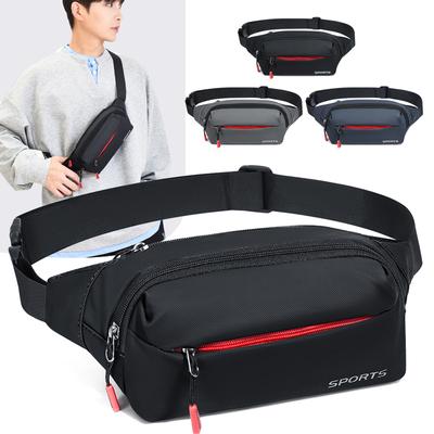 Herren Bauchtasche Pack Grau Lässig Funktionale Gürteltasche Große Gürteltasche Telefon Geld Gürteltasche Fanny Reise Hüft