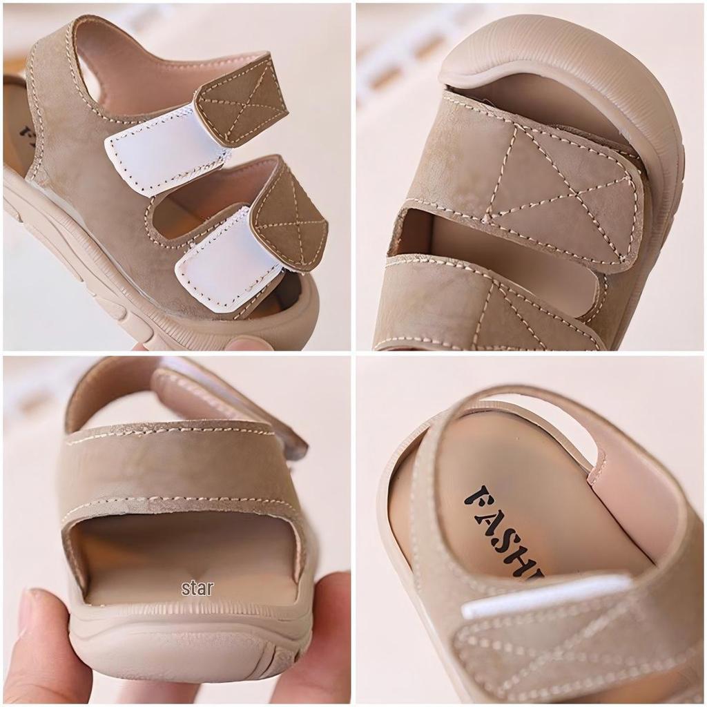 Baby Anti-Kollisions-Sandalen mit geschlossener Zehe – Schuhe mit weicher Sohle für Kleinkinder