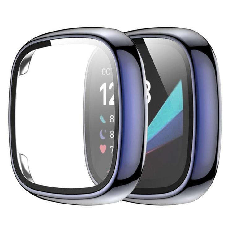 Gehärtete Folie Integriertes Hart-PC Vollkanten Stoßfestes Uhrenschutzgehäuse Für Fitbit Versa 4 Smartwatch