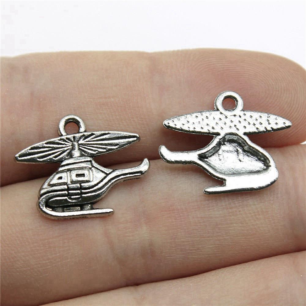 Charms Airplane Ship Pendants Minimalist Jewelry Components QC001