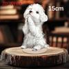 2D Flat Rotating Acrylic Desktop Ornament - Maltese Puppy In Praying Pose, Indoor Outdoor Home Office Christmas Decor, Dog Decor