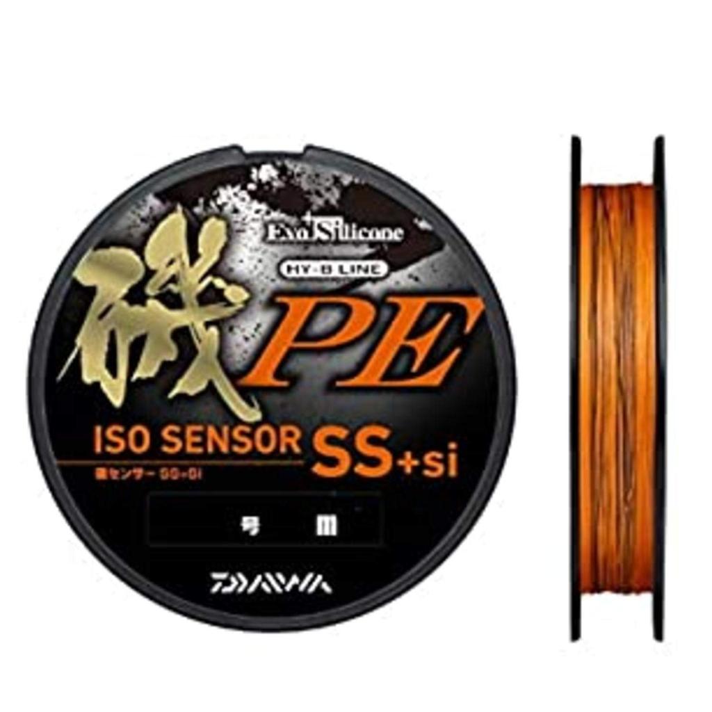 Daiwa PE Iso Sensor Orange color Line, SS+Si, No. 1, 150m, (with markings)