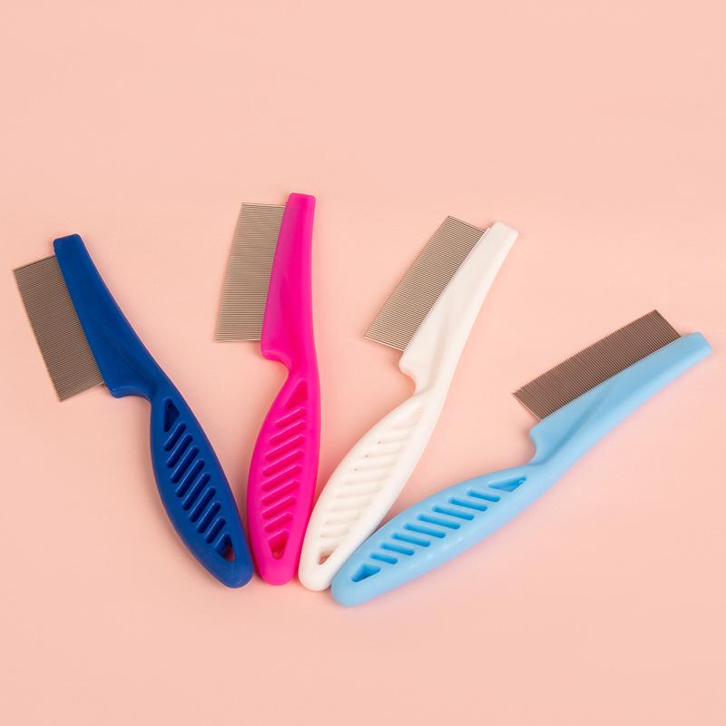 Cat Flea Comb, Cat Close-toothed Comb, Pet Straight Comb, Dog Special Steel Comb, Lice Removal Comb, Flea Removal
