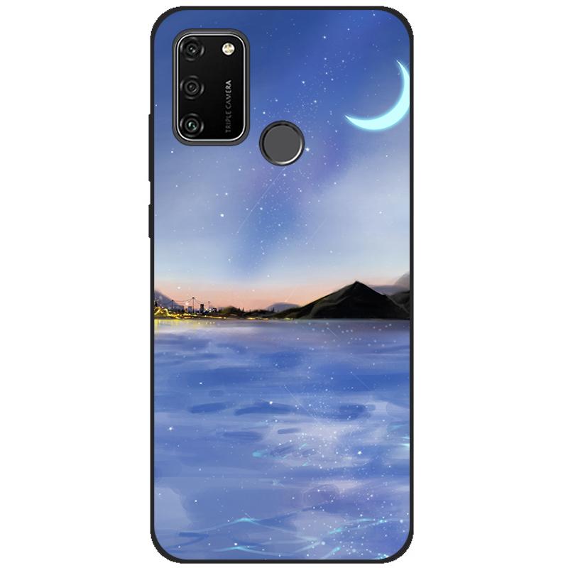 For HONOR 9A Case 6.3" Soft Silicon Tpu Phone covers On Huawei Honor 9A 9 A MOA-LX9N Back Bag Funda Shell black tpu case