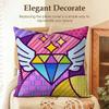 Housse de coussin Art Britto Mode Lin Naturel Tissu Biologique Impression Double Face Canapé Décoration Intérieure Cadeau Housse de Coussin
