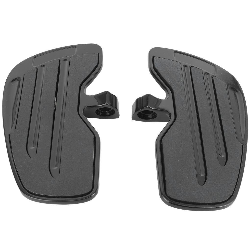 Aluminum Front   Floorboards Foot Pegs Footboard Fit for Indian   Sixty Bobber 20152021(Matte Black Glossy Black )