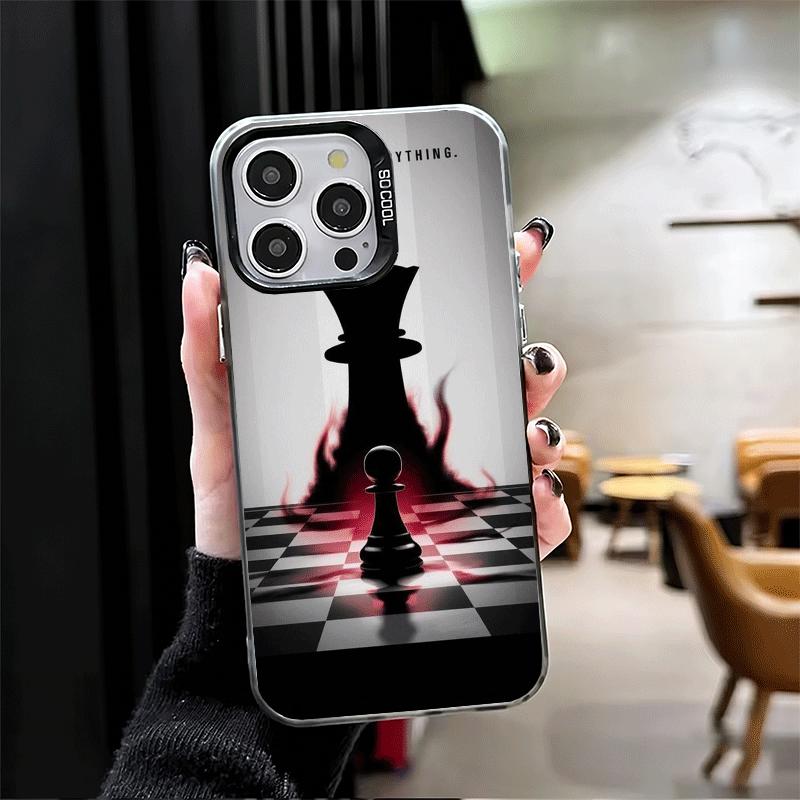 Competitive Chess Game Shockproof Phone Case for iPhone 17 Air 16 16E 15 Pro Max 14 Plus 13 Mini 12 Back Cover Anti Fall Fundas