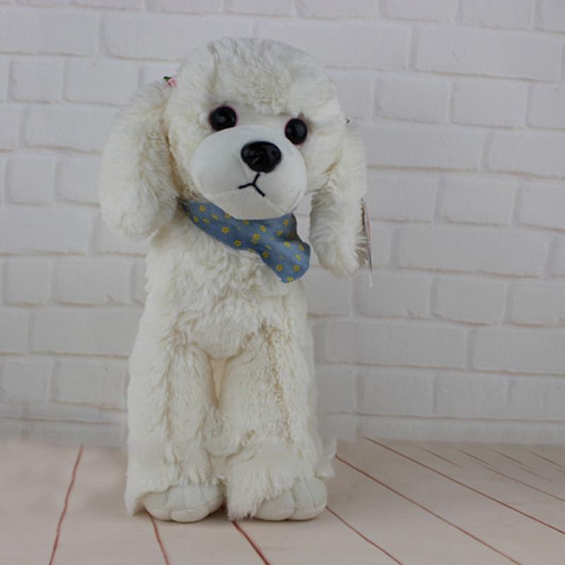 30cm Verisimilitude Poodle Teddy Dog Plush Soft Stuffed Toy Birthday Present