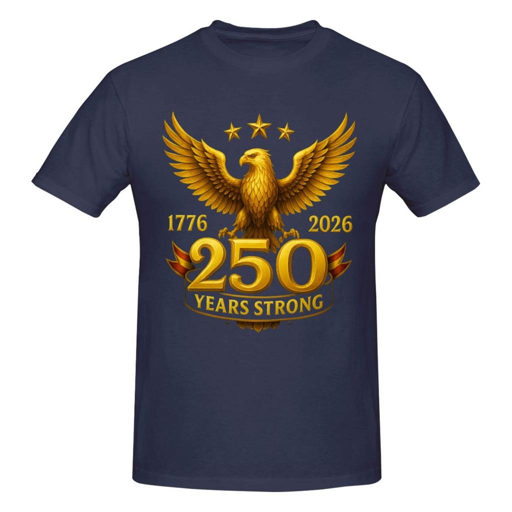 Unisex American 250 Anniversary USA Awesome T Shirt Vintage Plus Size Oneck Cotton Custom Sleeve Tshirt