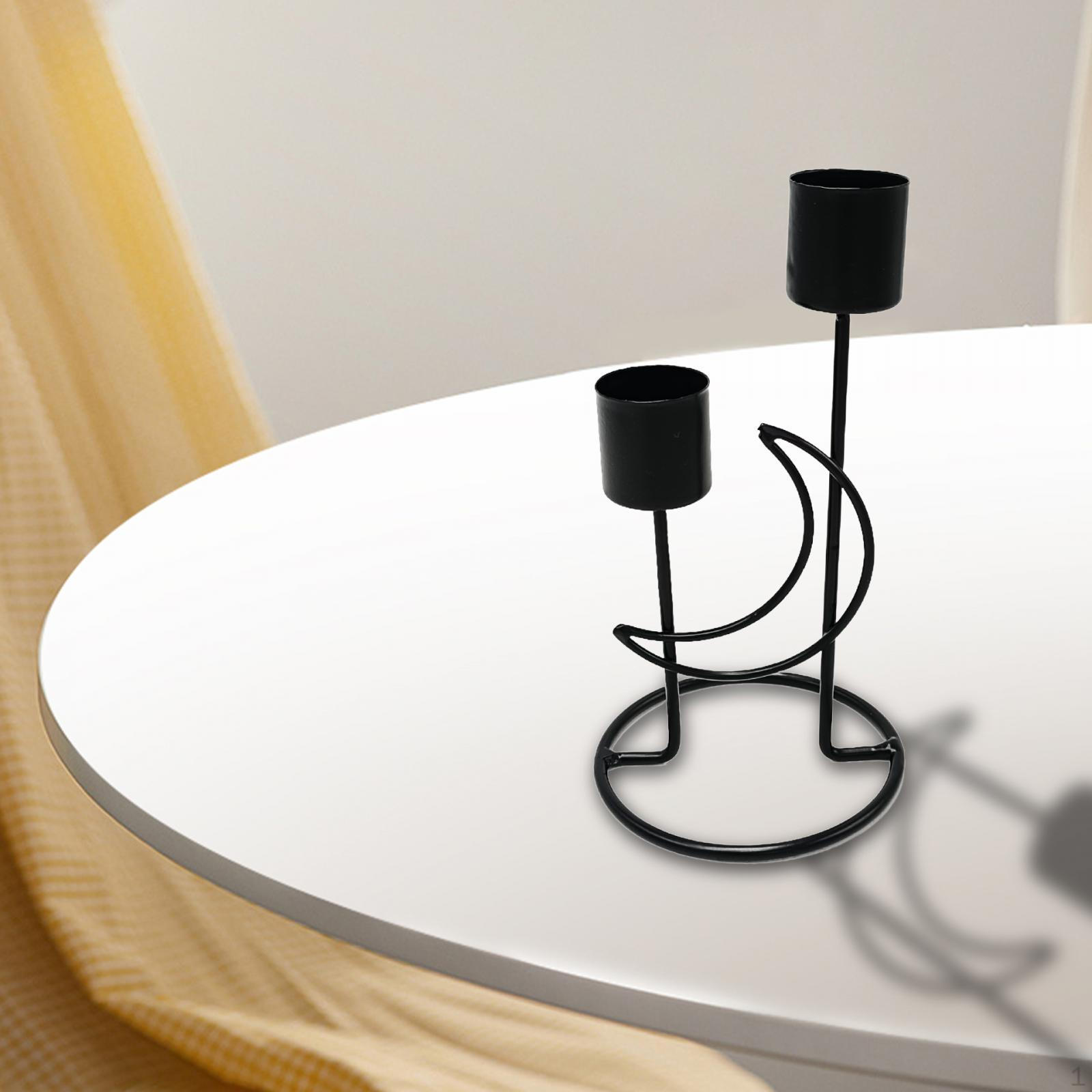 

Подсвечник железный подсвечник настольный орнамент для домашней гостиной чёрный