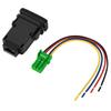 Push     Toggle   12V 4-pole with LED Backlight Indicator Light for