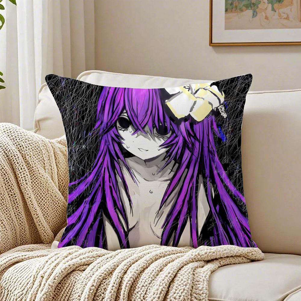 Music Anime SSewerslvt Cushion Cover Plush Decorative Pillow Case With Hidden Zipper Cutecore Room Decor For Home
