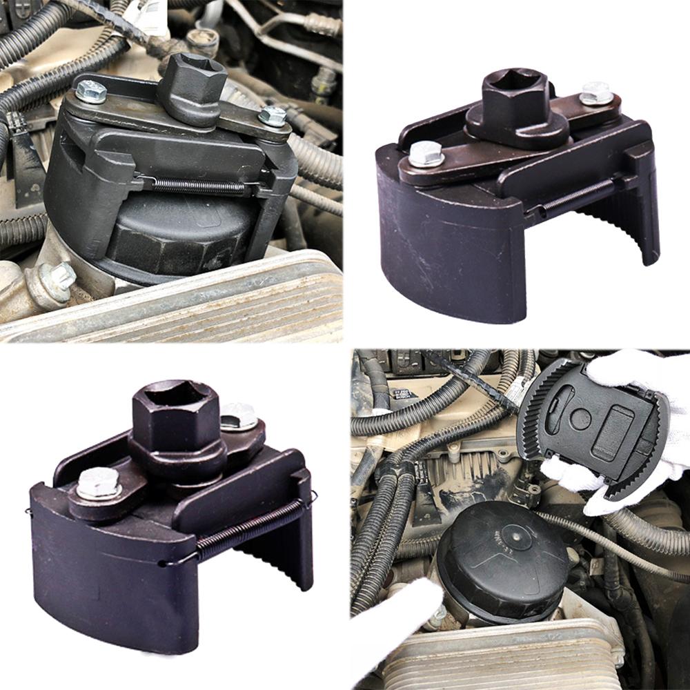 60-80/80-105mm Universal Adjustable New Two-Jaws Oil Filter Wrenches Kit Removal Steel Fuel Cast Car Trucks Motorcycles