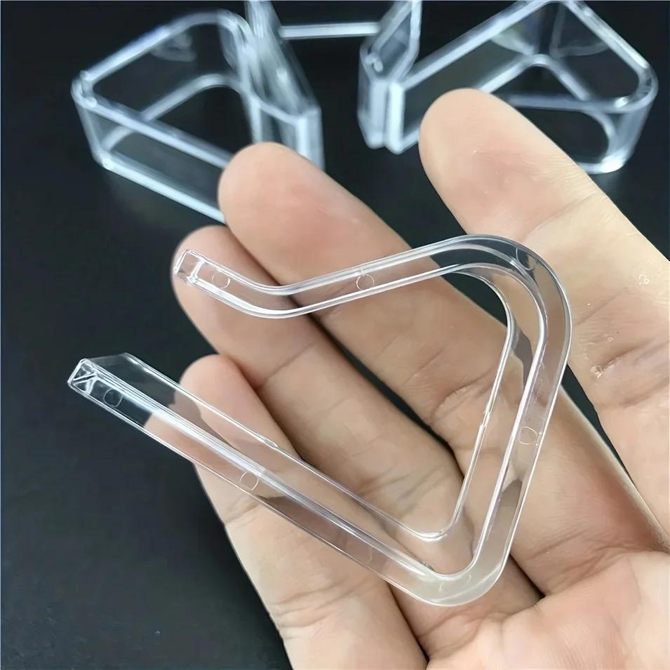 4pcs-Tablecloth Fixture, Clear Plastic Tablecloth Clips - Transparent Table Cloth Hold Down Clips For Indoor And Outdoor
