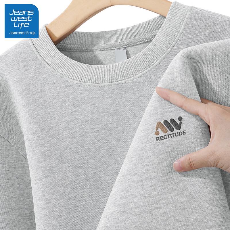 JEANSWEST LIFE Men's Crew Neck Printed Sweatshirt