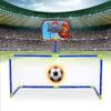 Alomejor1 Soccer Basketball Goal Christmas Toy Gift Simple For Indoor and Outdoor Includes Toy Set [2-in-1] & Set, Set, Assembled, Portable, Foldable,