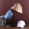 Metal Hats Display Rack with 5 Round Standing Hooks Baseball Cap Rack Organizer Headwear Rack Hat Storage Display Holder