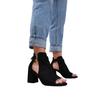 Where's That From Womens/Ladies Lisa Suede Open Toe Block Heel High Heels