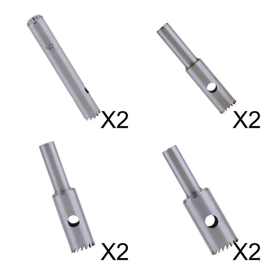 Pack of 8 HSS Drill Woodworking Tools 6mm-12mm