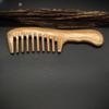 Green Sandalwood Wide-Tooth Massage Comb