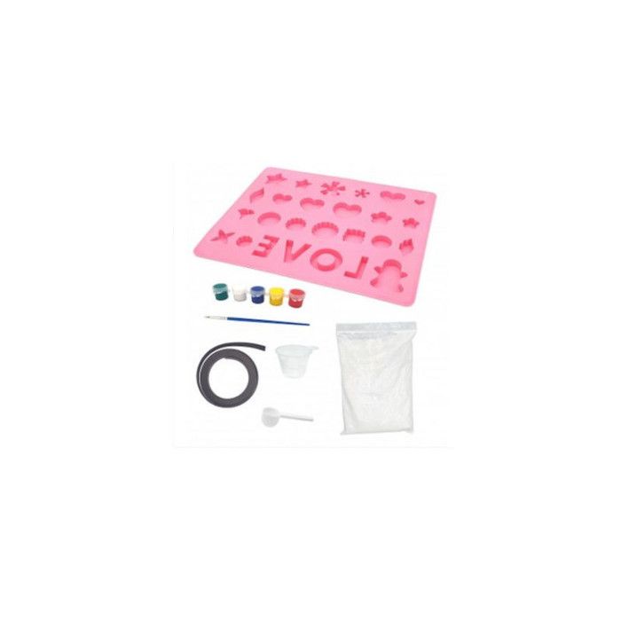 Kit créatif - Fabrication de magnets en plâtre - Enfant - A partir de 6 ans