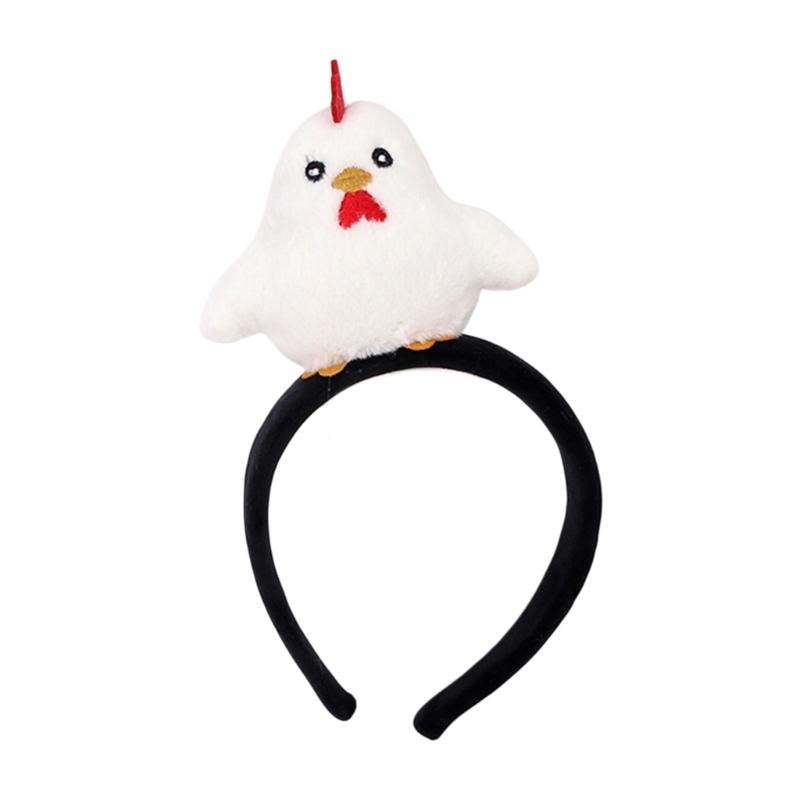 Furry Chicken Hairband Costume Hair Clip Cosplay Tail Great For Dressing Up Halloween And Festival Celebrations