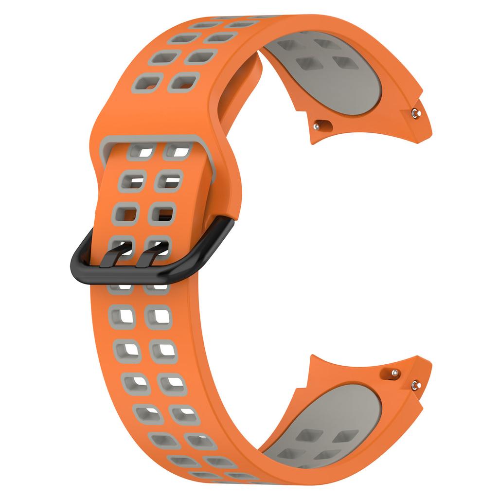 Two-color Silicone Strap for Samsung Galaxy Watch 7/6/Classic/5/4 44mm 40mm 47mm 43mm/5 Pro 45mm Bracelet Watchband Accessories