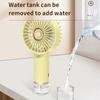 Portable Handheld Spray Fan USB Rechargeable Fast Cooling Fan Handheld Misting Fan  Hot Weather