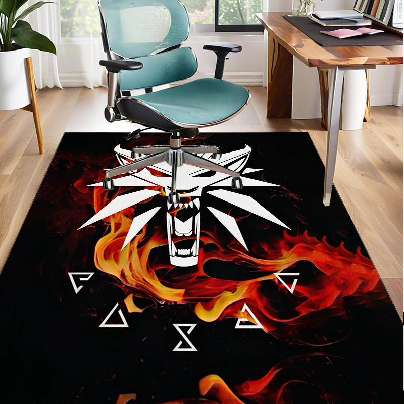 wizard dragon Office Rug Chair Mat, Game Carpet, Suitable for Front Door, Bedroom, Living Room, Desk, Holiday Gift
