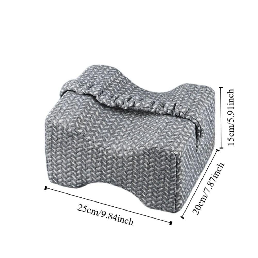 Memory Foam Knee Pillow for Side Sleepers Spine Aligning Blood Circulation Hip Pillow Orthopedic Ergonomic Side Sleeper Pillow