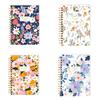 2026 Planner Notebook Wirebound Floral Cover 12 Month Paper Planning Journal for Daily Scheduling and Meeting Note
