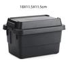 Plastic Camping Spice Kit Durable 1.1L/0.9L Camping Storage Box Large Capacity 6pcs Condiment Jar BBQ Utensils Organizer