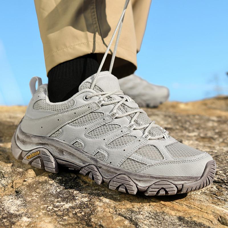Casual Sneakers Women Breathable Soft Flat Low-top Casual Outdoor Hiking Shoes Men Anti-slip Lace-up Durable Men Shoes Women