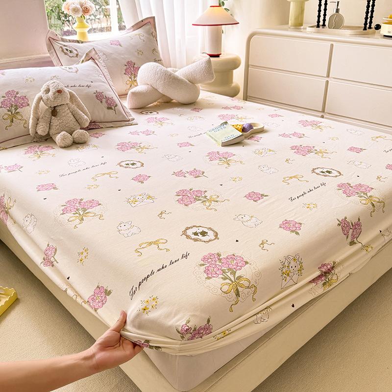 100% cotton Class A maternal and infant grade pure cotton abraded mattress single-piece bedspread Simmons mattress cover protective cover