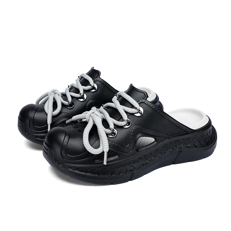 

Летняя верхняя одежда, модные модные нескользящие тапочки с мягкой подошвой, мужские тапочки 40-41 чёрный