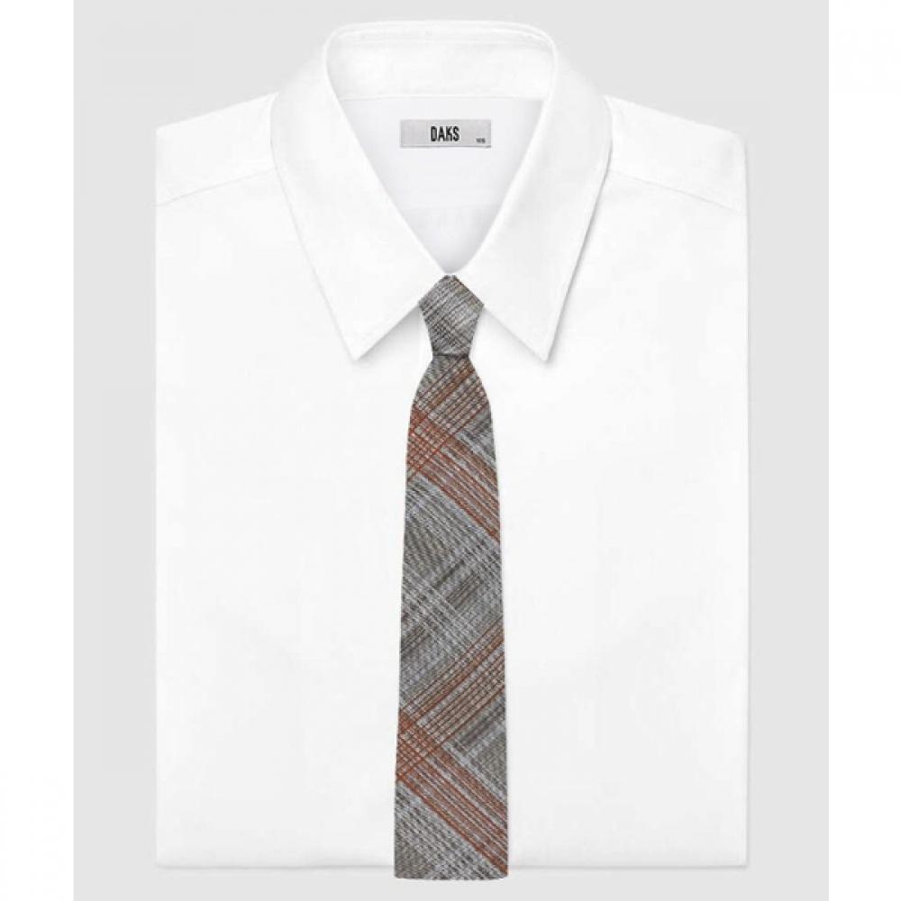 Daks 26ss Silk 100 Glen Check Tie Dmg1acf1313i1 DMG1ACF1313-I1