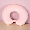 U Shaped Neck Pillow, Solid Color Travel Pillow, Breathable Neck Support Pillow, Portable Headrest for Travel Office Home Planes Trains Self-Driving