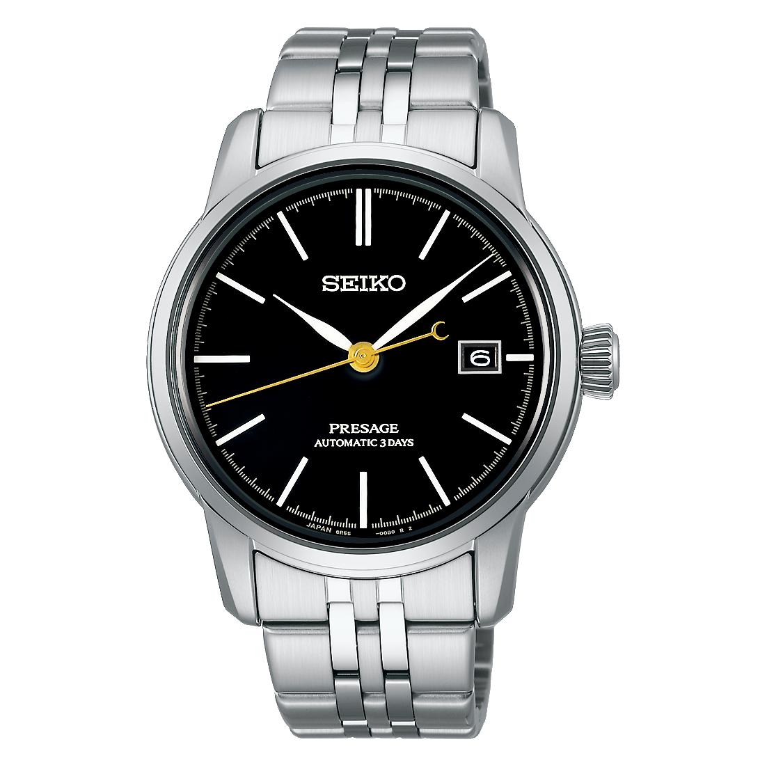 

Чоловічий годинник Seiko Presage Carftmanship Automatic 6R55 SPB405J1 чорний