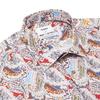 RENOMA Paisley Print Short Sleeve Classic Shirt [rousg1280 Bg]