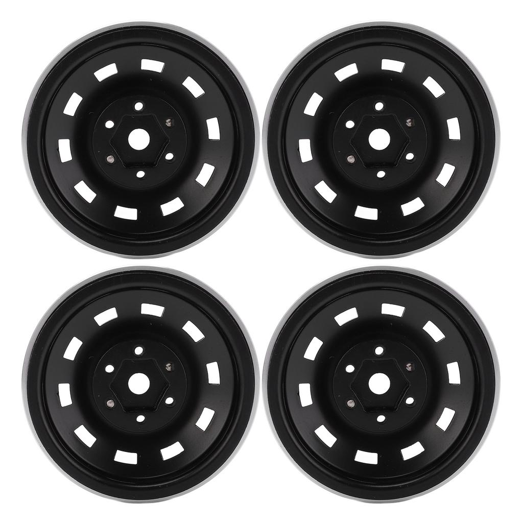 4pcs Metal 1.9 Inch Wheel S 10 Hole Hub for SCX10 1/10 RC Climbing Car