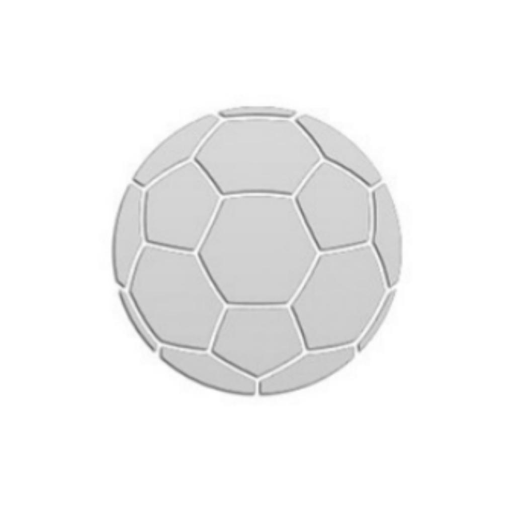 1pc Football Mirror Wall Sticker, 3D Self-Adhesive Acrylic Decal for Living Room, Bedroom, Office, Restaurant Wall Decor