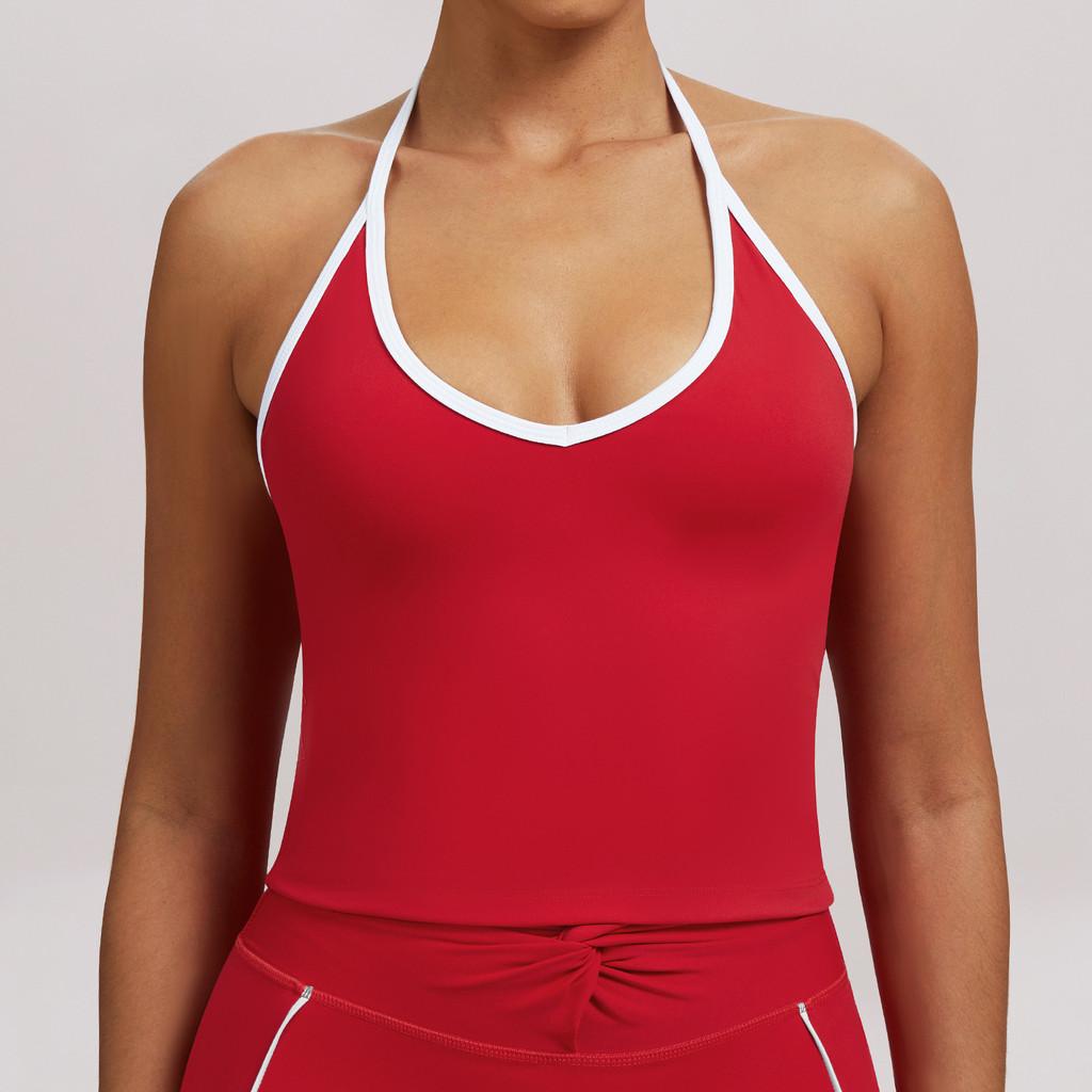 Yoga Sports Bra With Moisturewicking Fabric For Women Gym Fitness