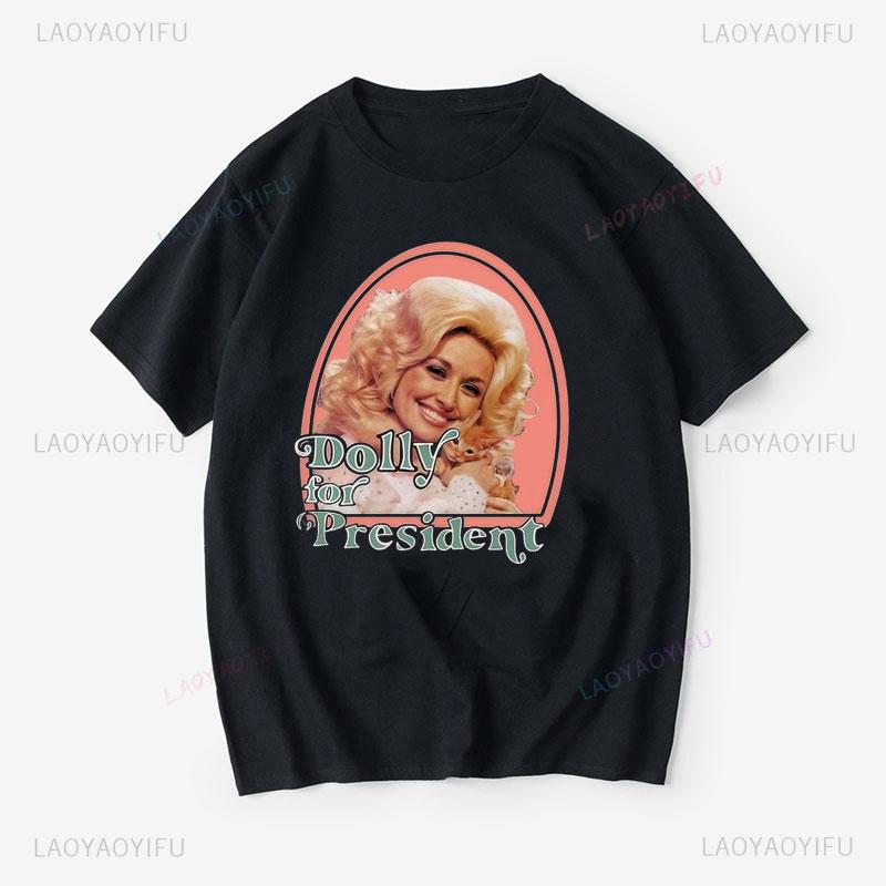 Dolly Parton Cheap Material Polyester Tshirt Women Summer Harajuku Coutry Music Legend Novelty Trend Hot Sale Popular Clothes