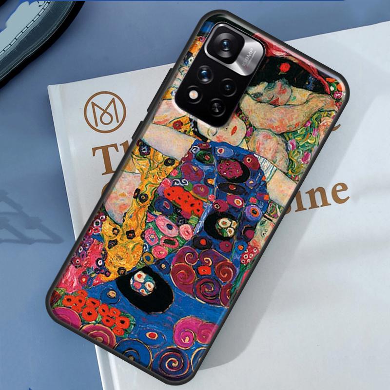 The Kiss Gustav Klimt Painting Case For Xiaomi Redmi 13C 10C 12C 14C Redmi Note 14 13 Pro 12 11 9 10 9S 10S 11S 12S Cover