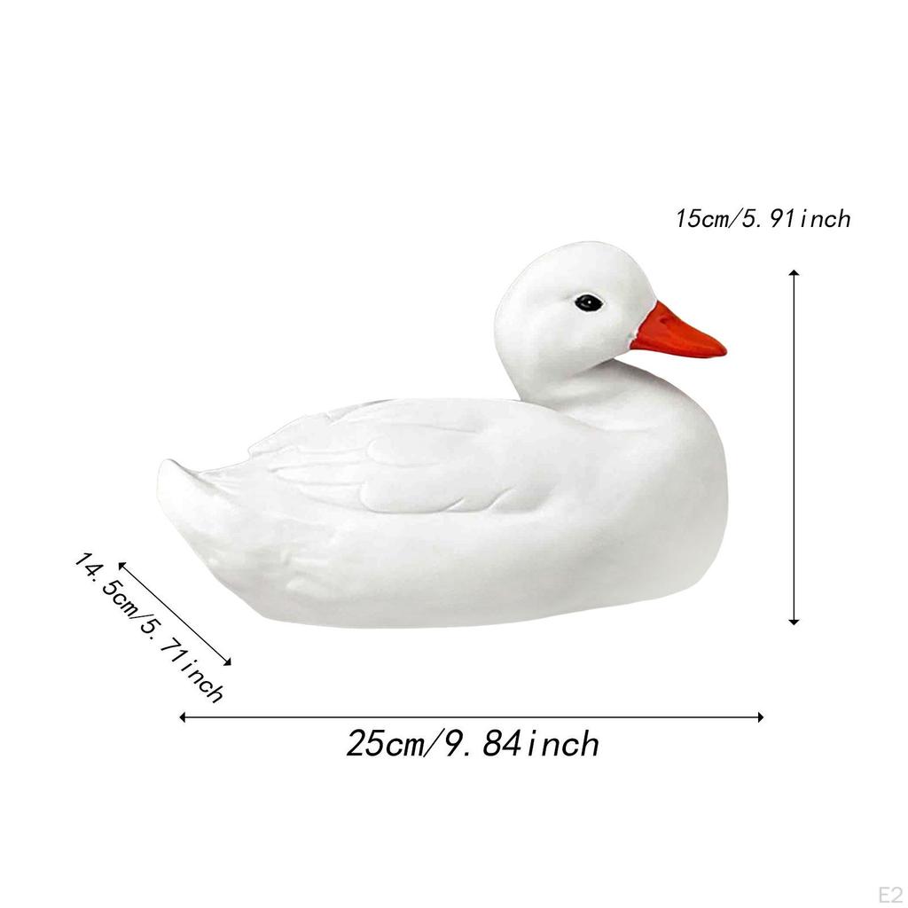 Tissue Box Paper Towel Rack Cute Duck Shaped Ornament Napkin Holder Dispenser for Vanity
