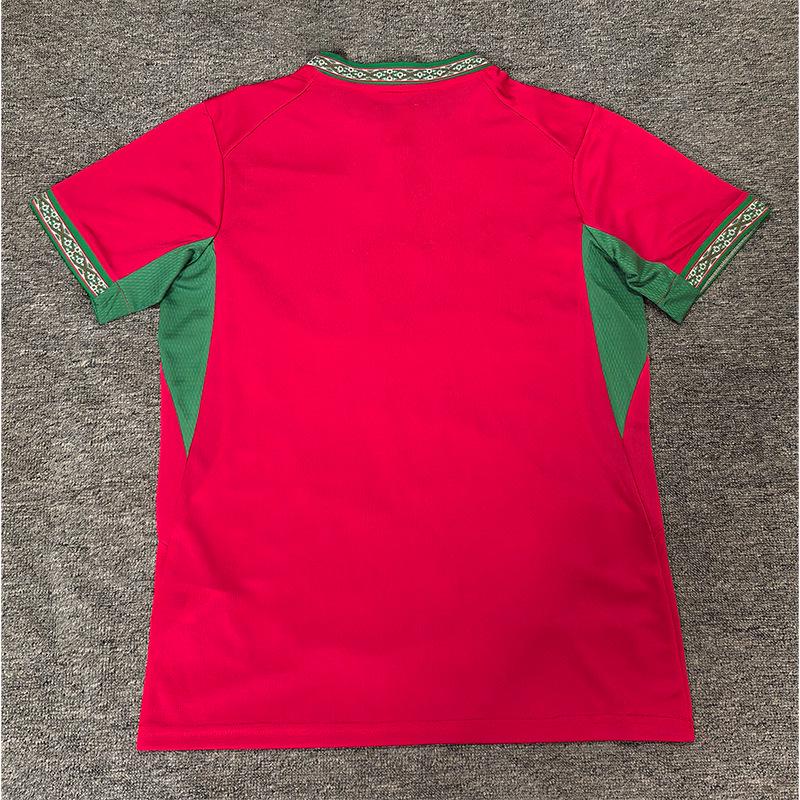 Morocco Home Fan Edition Jersey, Short Sleeve, S-4XL